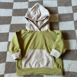 Shop Sova organic color block hoodie 12-18m